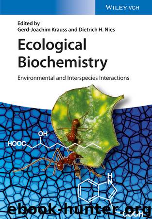 Ecological Biochemistry by Gerd-Joachim Krauss Dietrich H. Nies