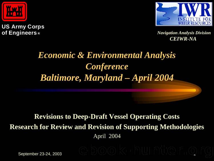 Economic Analysis  Water Resources Planning by Mona King