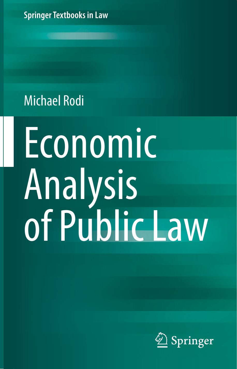Economic Analysis of Public Law by Michael Rodi