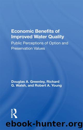 Economic Benefits of Improved Water Quality: Public Perceptions of Option and Preservation Values by Douglas Greenley