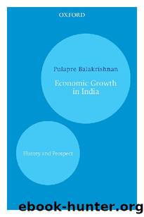 Economic Growth in India: History and Prospect by Pulapre Balakrishnan