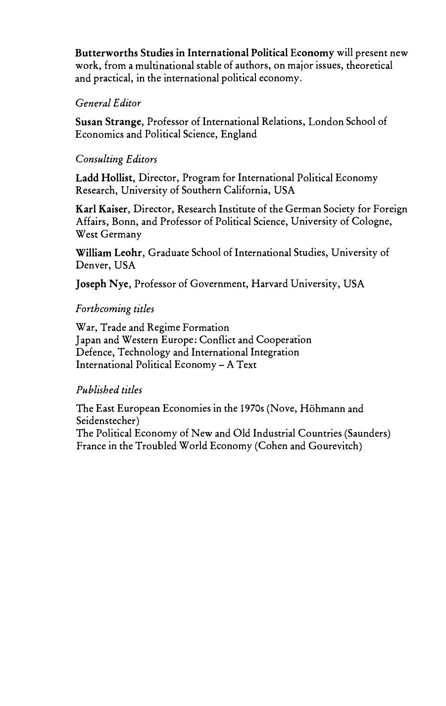 Economic Issues and Political Conflict: USâLatin American Relations by Jorge I. Domínguez (Eds.)