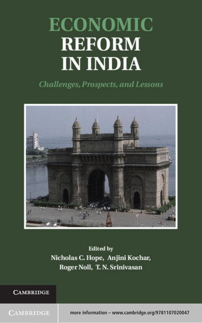 Economic Reform in India: Challenges, Prospects, and Lessons by Unknow