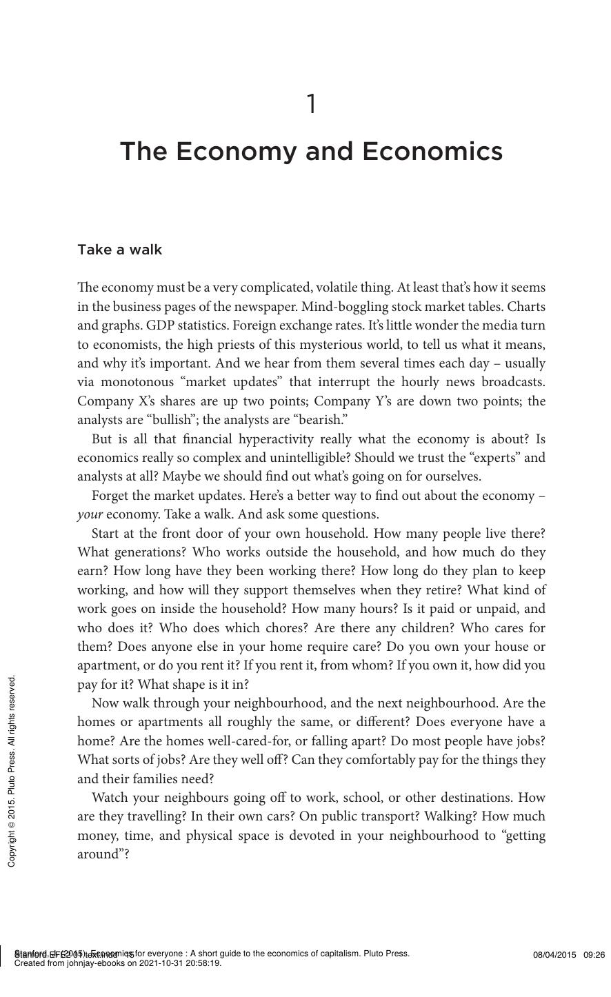 Economics for Everyone - 2nd edition: A Short Guide to the Economics of Capitalism by Jim Stanford