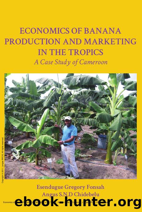 Economics of Banana Production and Marketing in the Tropics : A Case Study of Cameroon by Gregory Fonsah; S. N. D Chidebelu