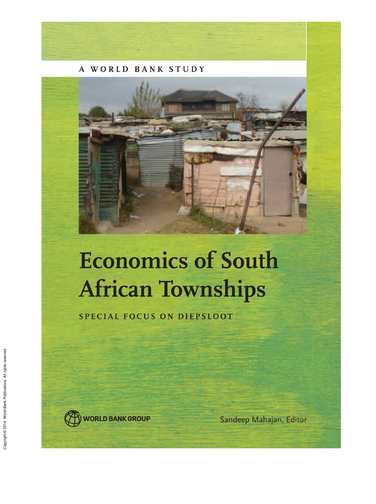 Economics of South African Townships : Special Focus on Diepsloot by Sandeep Mahajan; Sandeep Mahajan