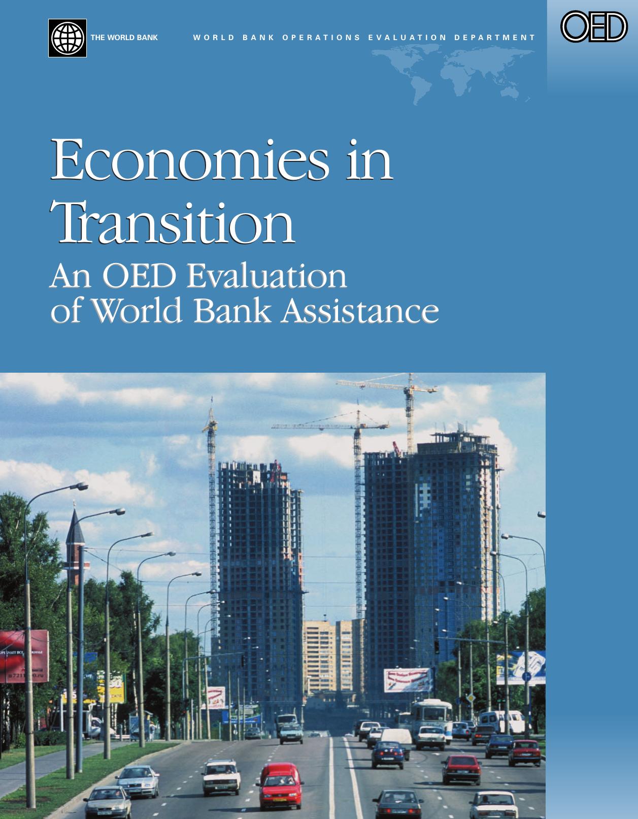 Economies In Transition: An Oed Evaluation Of World Bank Assistance by Alice Galenson
