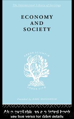 Economy and Society by Parsons Talcott Smelser Neil J