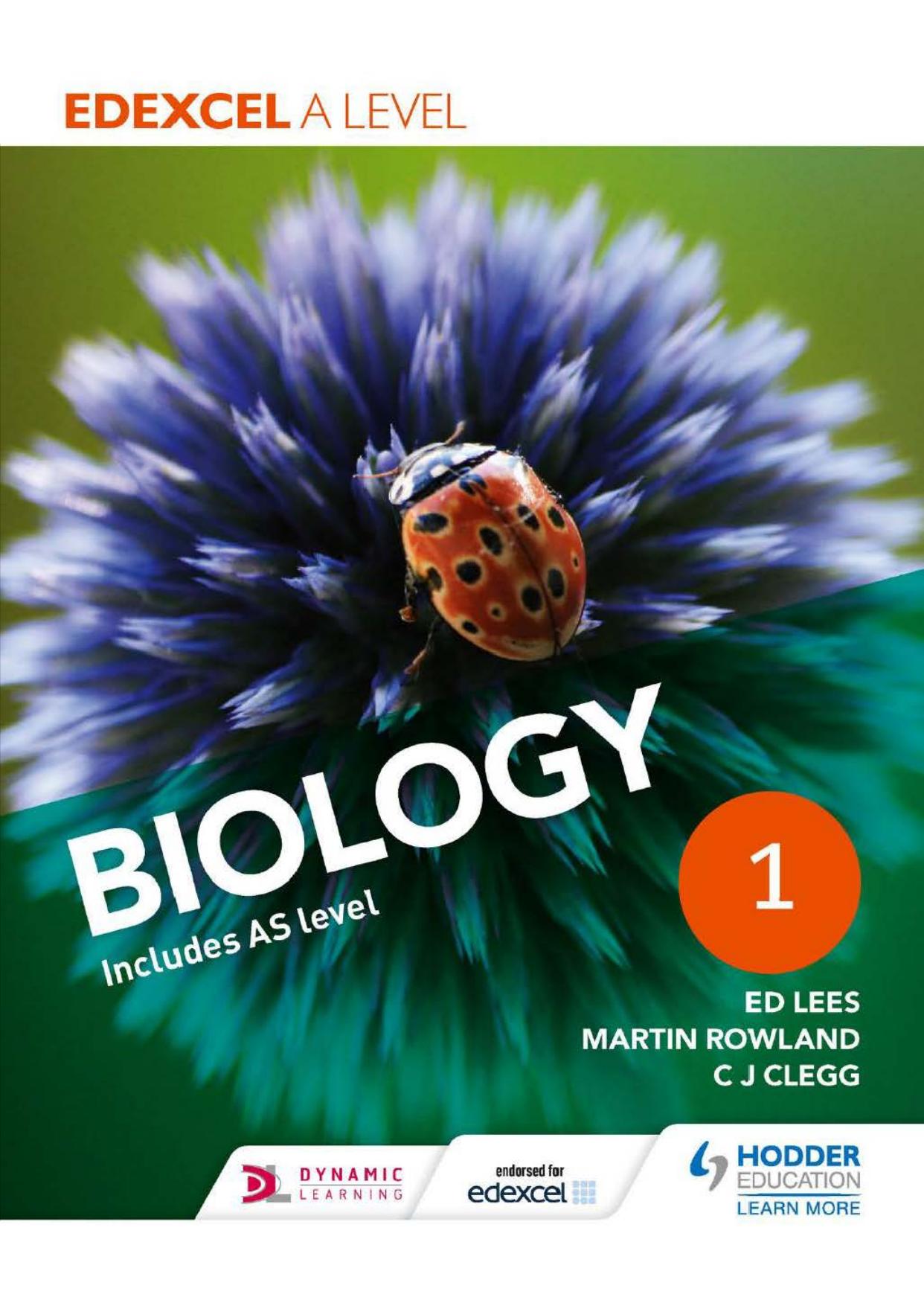 Edexcel A Level Biology Student Book 1 by Unknown