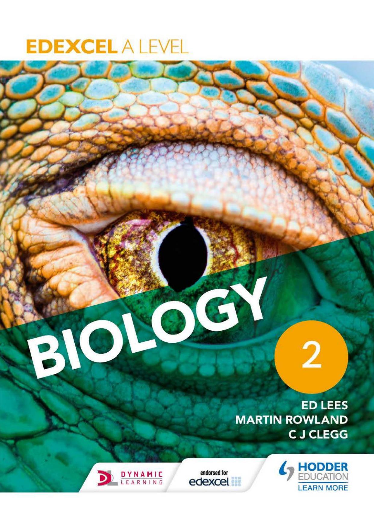 Edexcel A Level Biology Student Book 2 by Unknown