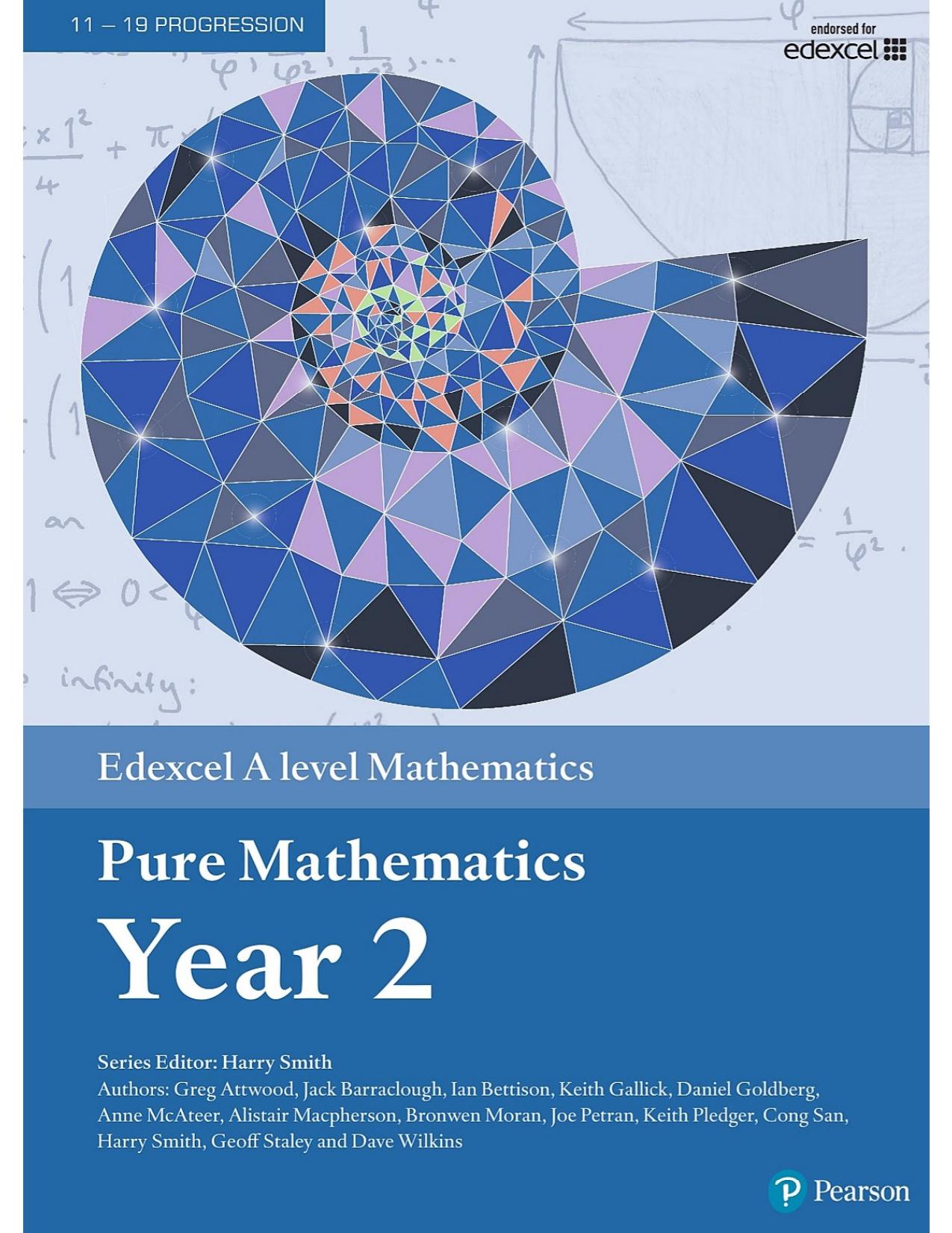 Edexcel A level Mathematics Pure Mathematics Year 2 Textbook + e-book (A level Maths and Further Maths 2017) by unknow