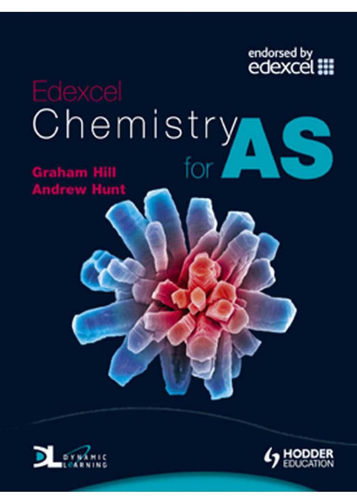Edexcel Chemistry for AS by Unknown