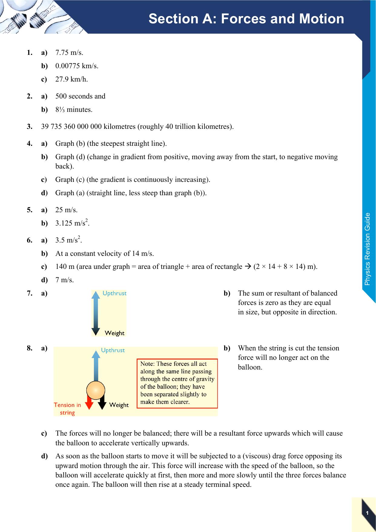 Edexcel IGCSE physics. Revision guide. Solution manual by Steve Woolley
