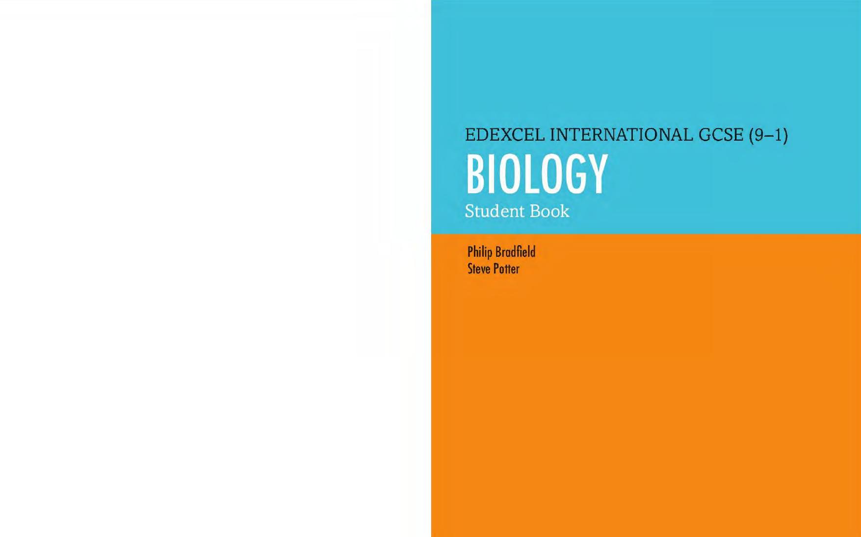 Edexcel International GCSE (9-1) Biology Student Book by Philip Bradfield and Steve Potter