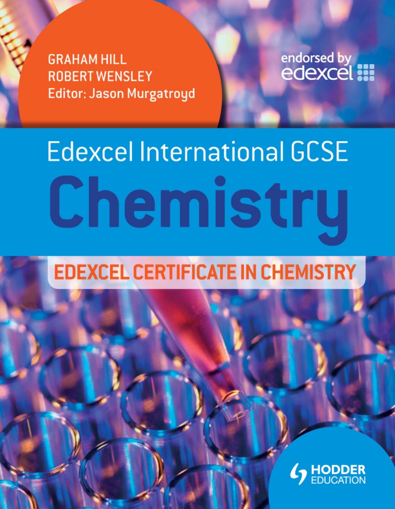 Edexcel International GCSE and Certificate Chemistry Student's Book by Unknow