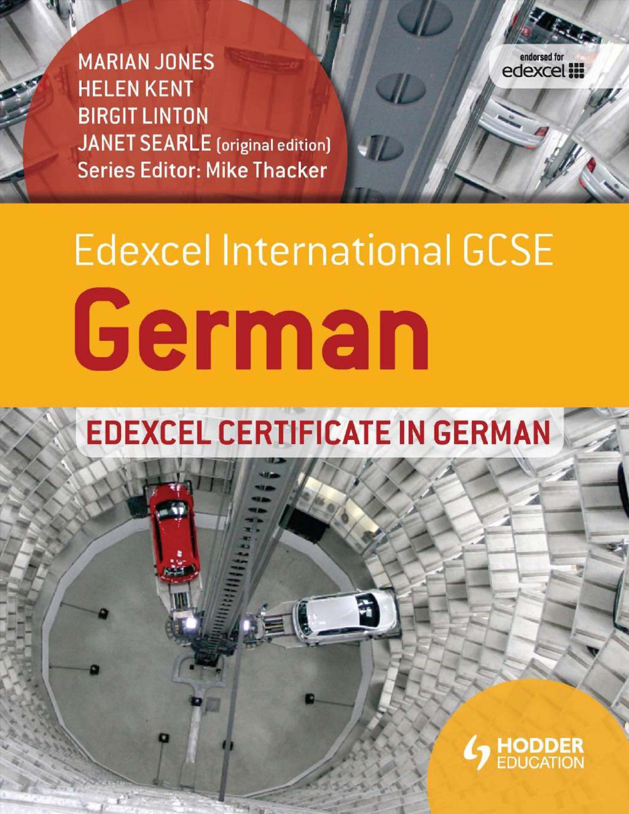 Edexcel International GCSE and Certificate German by Unknown