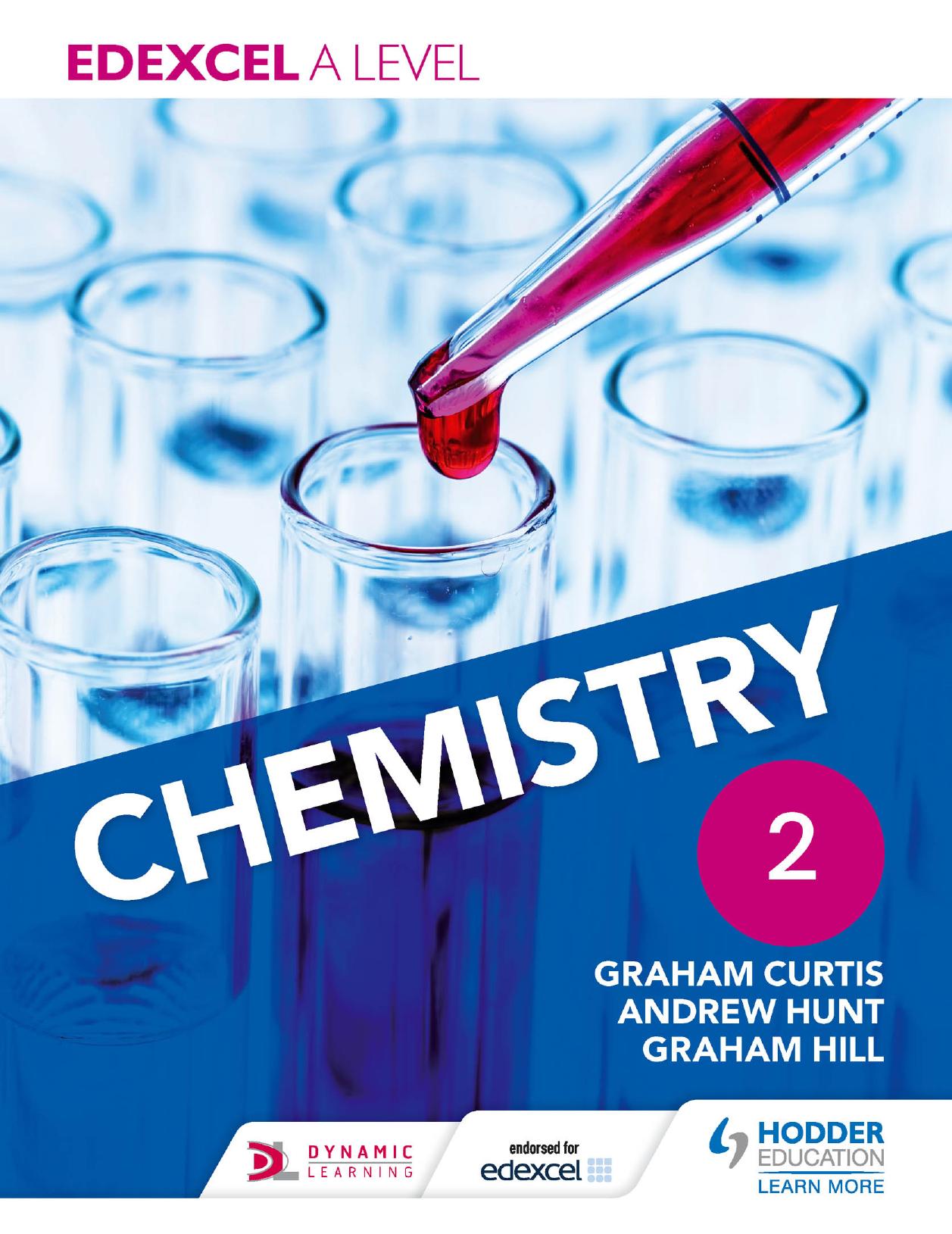 Edexcel a level chemistry year 2 student book by Hunt Andrew