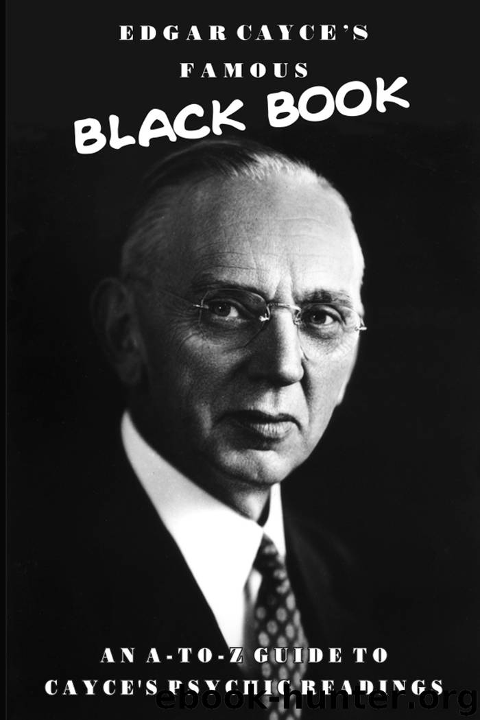 Edgar Cayce's Famous Black Book by Edgar Cayce