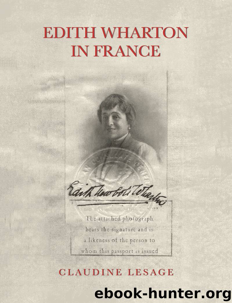Edith Wharton in France by Lesage Claudine;