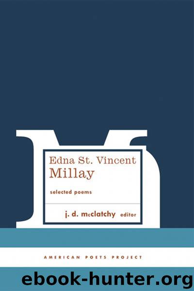 Edna St. Vincent Millay by Edna St. Vincent Millay