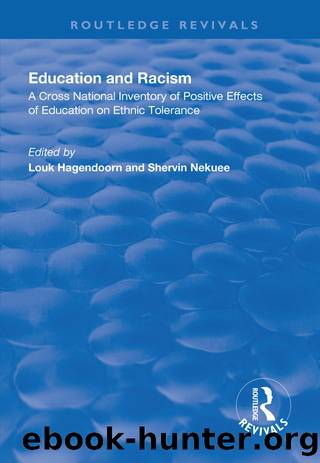 Education and Racism by Louk Hagendoorn Shervin Nekuee
