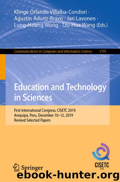 Education and Technology in Sciences by Unknown