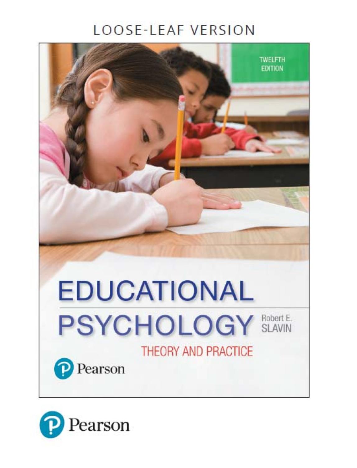 Educational Psychology - Theory and Practice by Robert E. Slavin