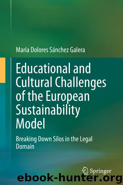 Educational and Cultural Challenges of the European Sustainability Model by María Dolores Sánchez Galera