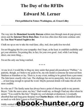 Edward M. Lerner by The Day of the RFIDs
