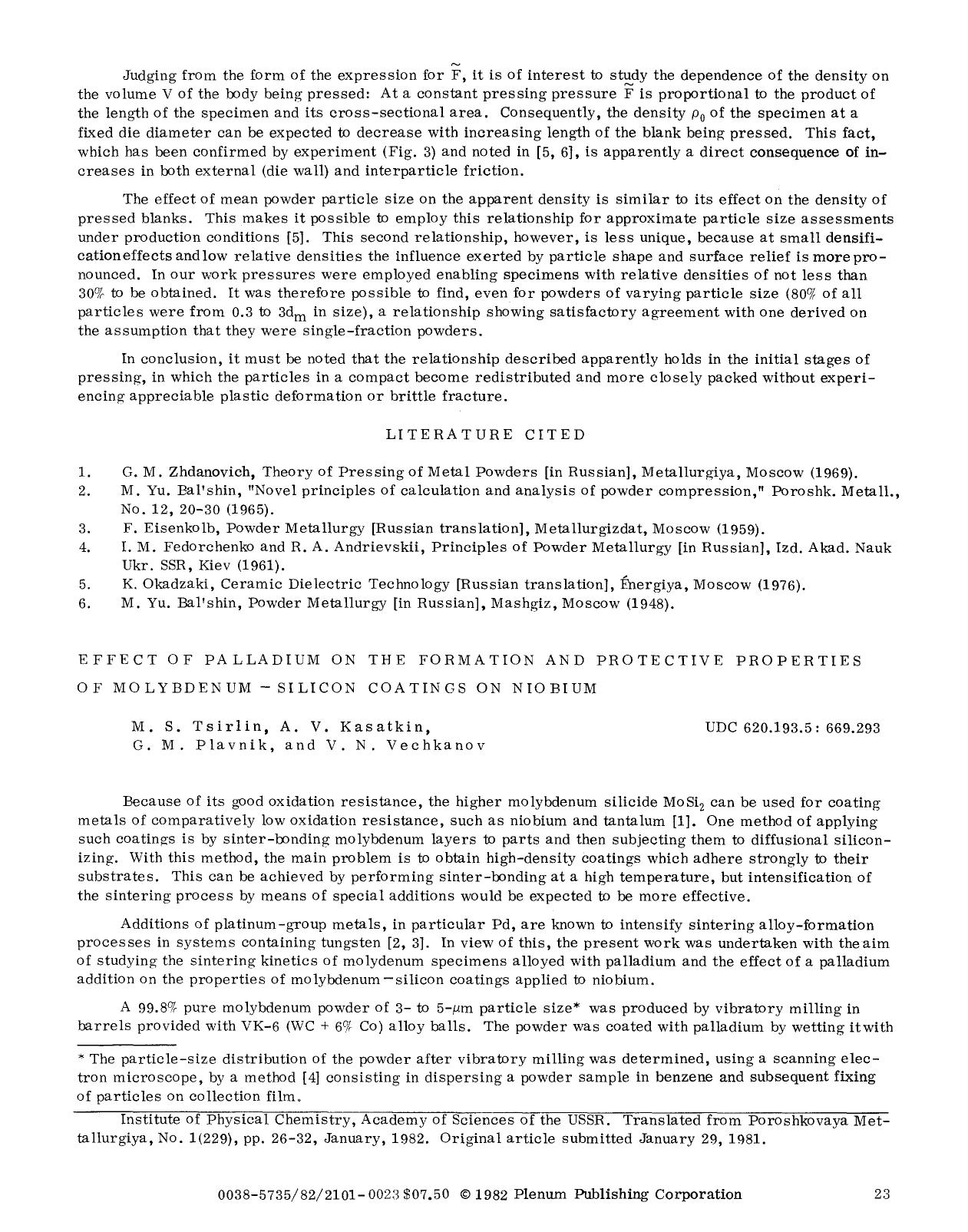 Effect of palladium on the formation and protective properties of molybdenum-silicon coatings on niobium by Unknown