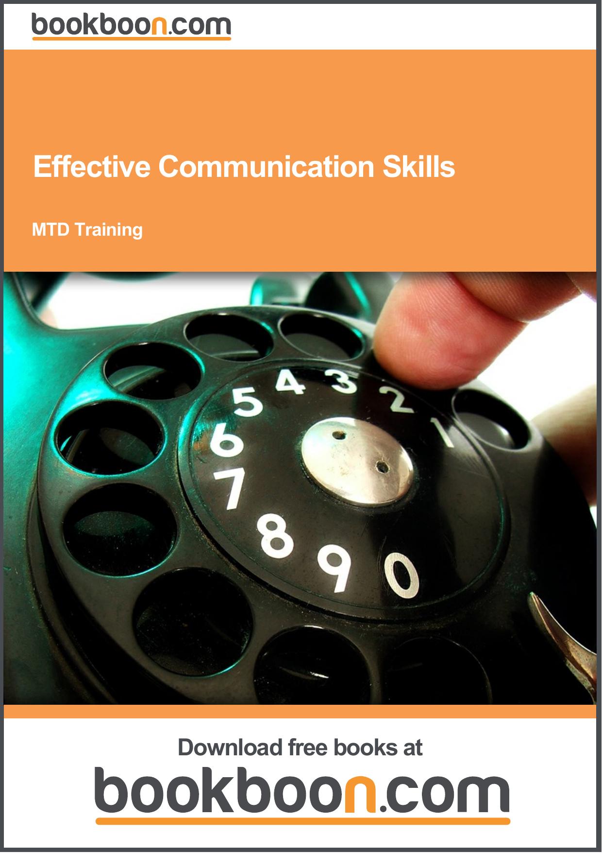 Effective Communication Skills by Bookboon.com