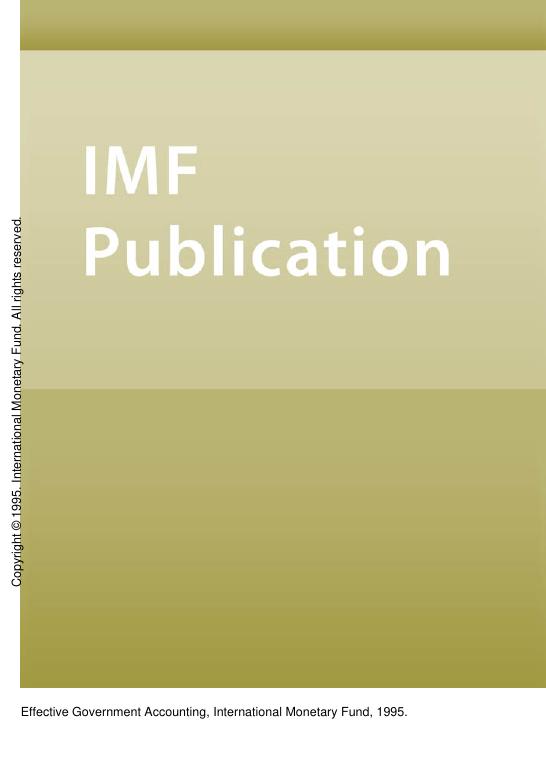 Effective Government Accounting by A. Premchand