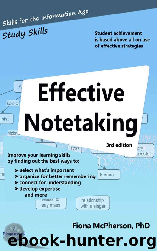 Effective Notetaking (Study Skills Book 1) by Fiona McPherson