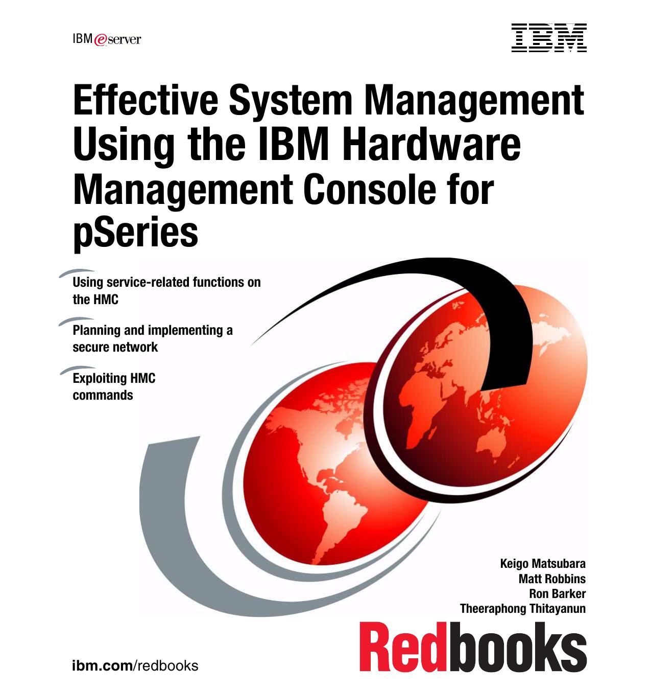 Effective System Management Using the IBM Hardware Management Console for pSeries by IBM Redbooks