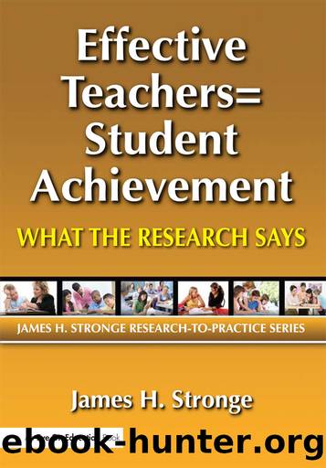 Effective Teachers=Student Achievement by Stronge James;