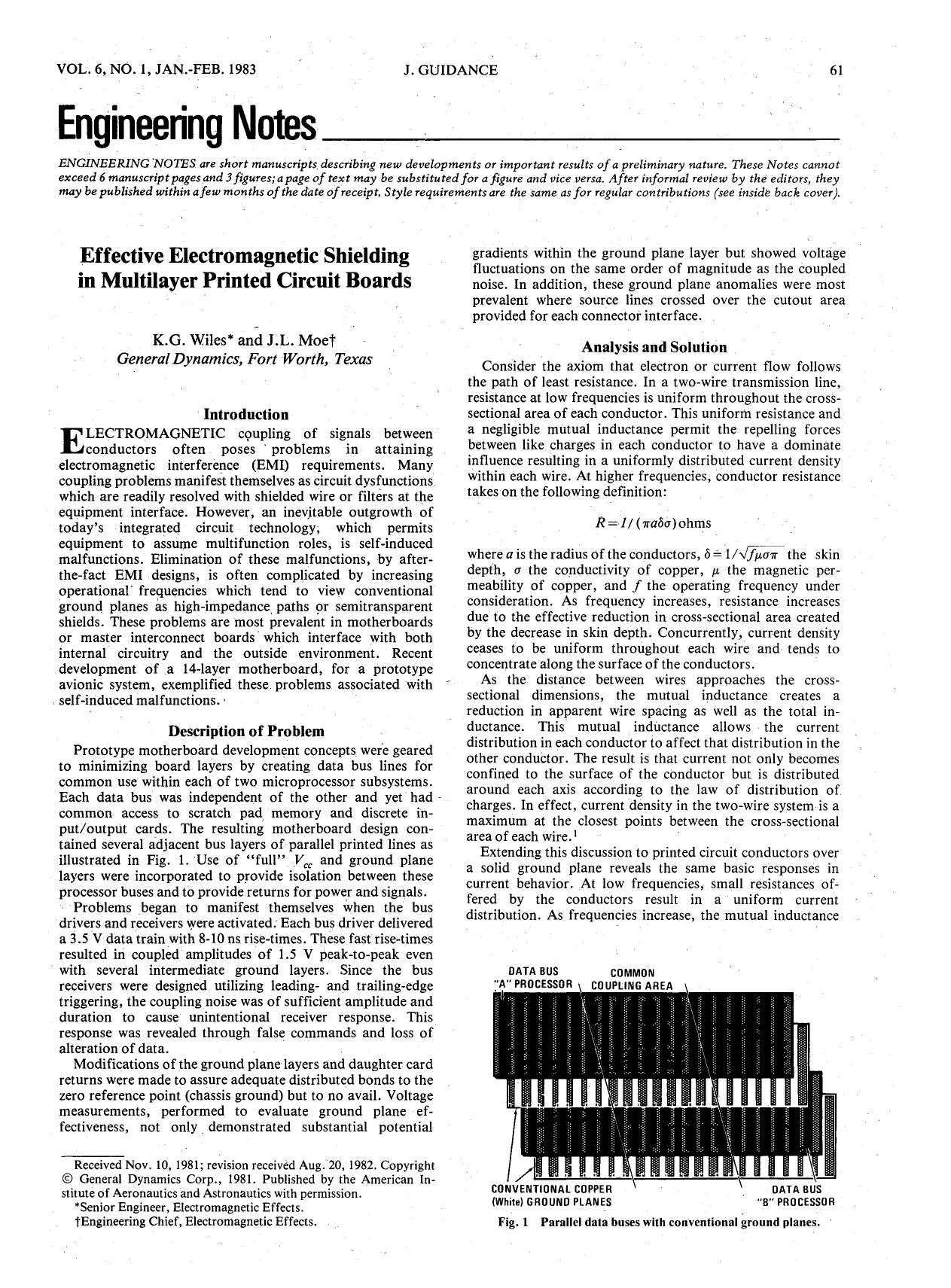 Effective electromagnetic shielding in multilayer printed circuit boards by Unknown