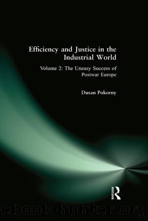 Efficiency and Justice in the Industrial World: V. 2: The Uneasy Success of Postwar Europe by Dusan Pokorny