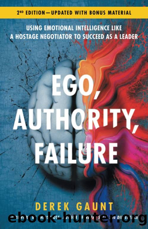 Ego, Authority, Failure: Using Emotional Intelligence Like a Hostage Negotiator to Succeed as a Leader - 2nd Edition by Derek Gaunt