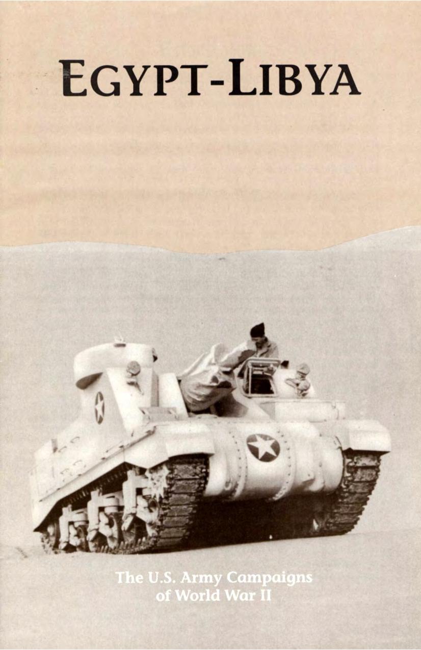 Egypt - Libya by Clayton R Newell; Center of Military History
