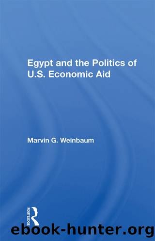 Egypt and the Politics of U.s. Economic Aid by Marvin Weinbaum