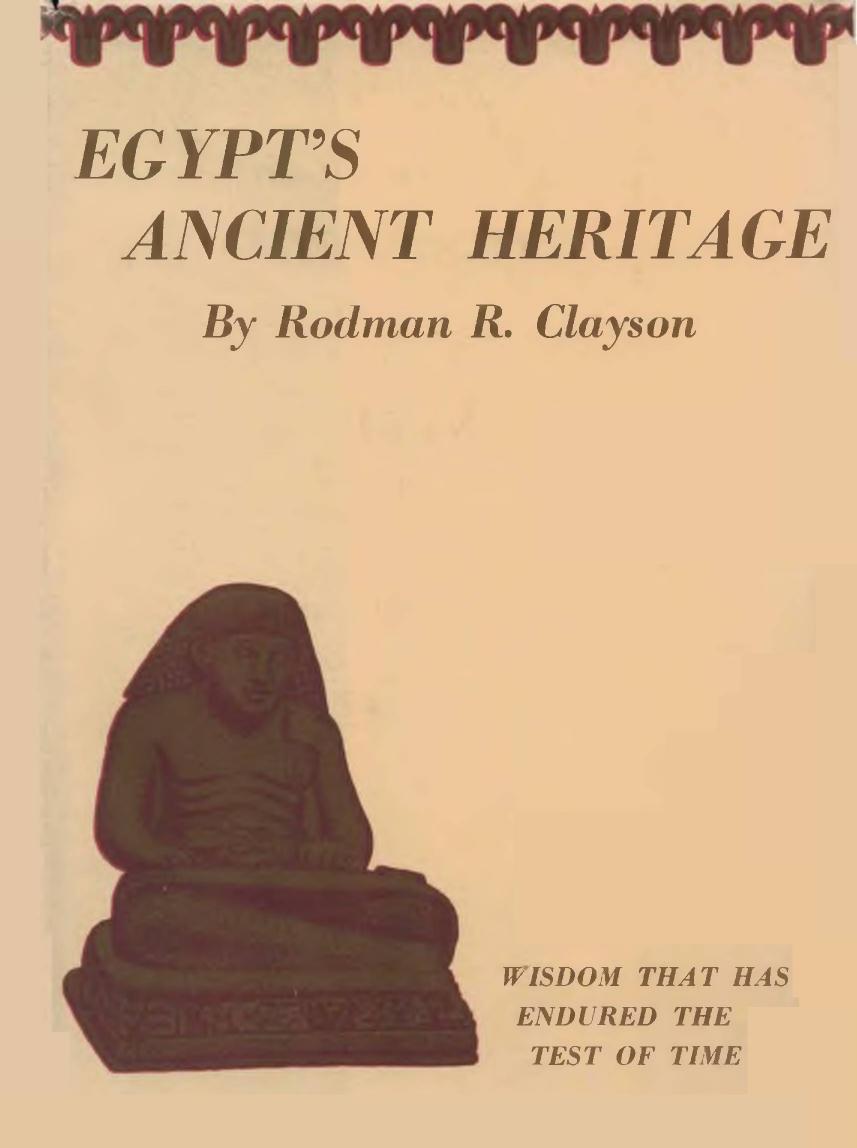 Egypt's Ancient Heritage by Unknown
