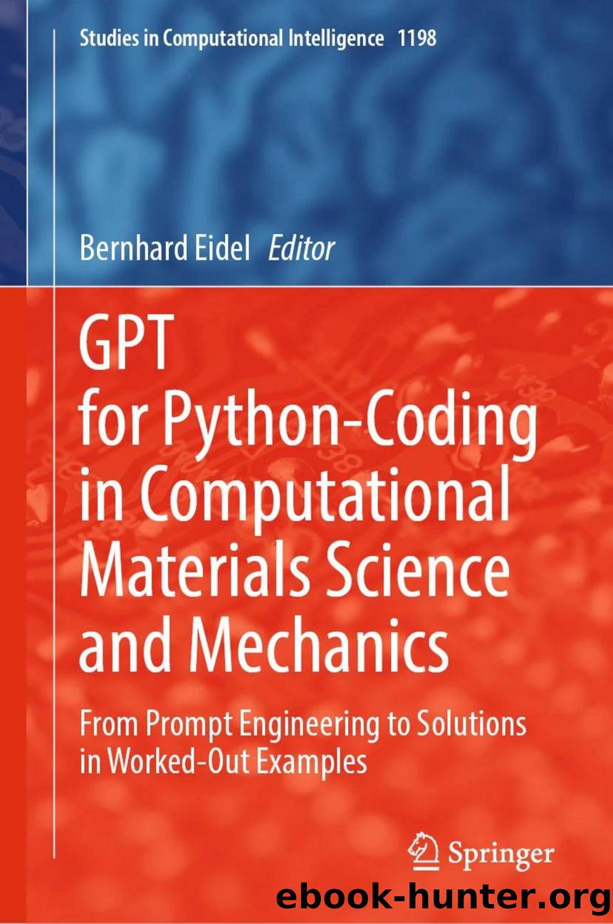 Eidel B. GPT for Python-Coding in Computational Materials Science..Mechanic.2025 by Unknown