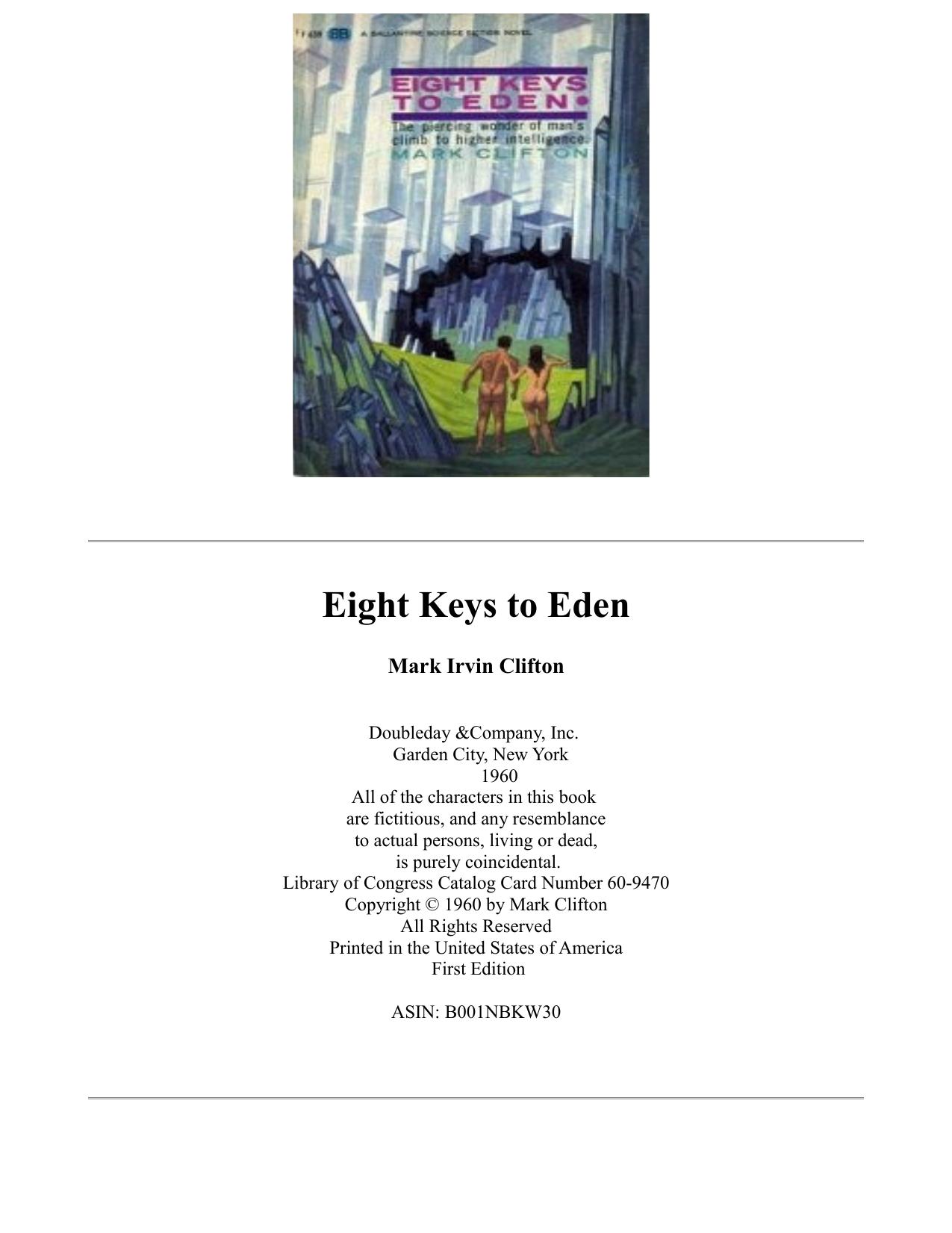 Eight Keys to Eden by Mark Clifton