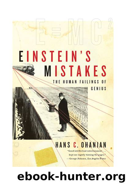 Einstein's Mistakes by Hans C. Ohanian