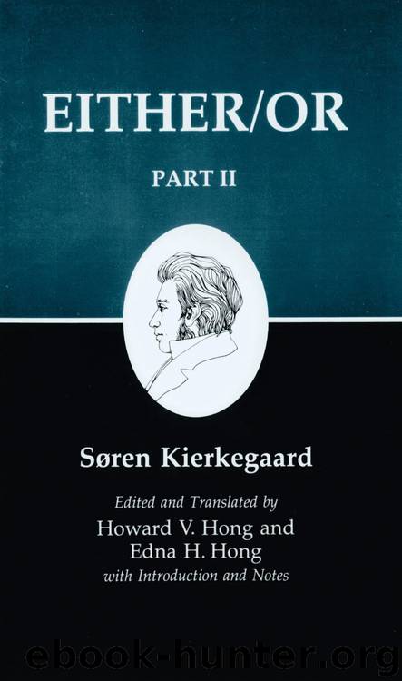 Either/Or by Søren Kierkegaard & Howard V. Hong & Edna H. Hong