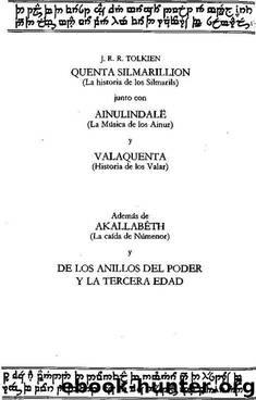 El Silmarillion by Tolkien J.R.R