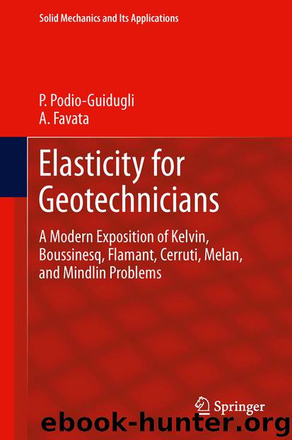 Elasticity for Geotechnicians by Paolo Podio-Guidugli & Antonino Favata
