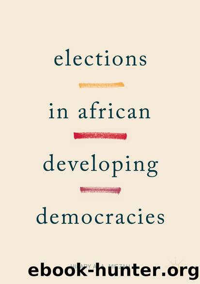 Elections in African Developing Democracies by Hilary A. A. Miezah