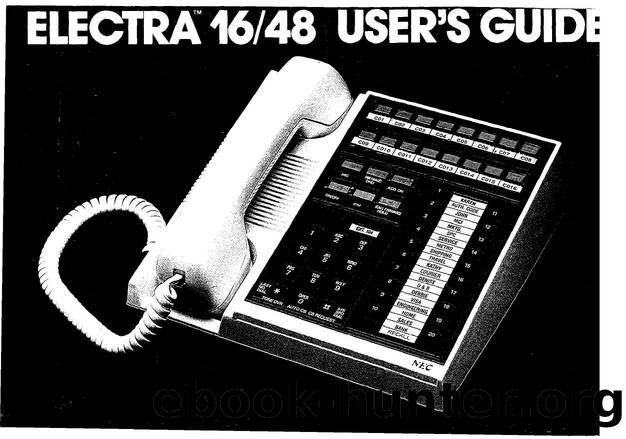 Electra 1648 Telephone User Guide by EZ Manuals