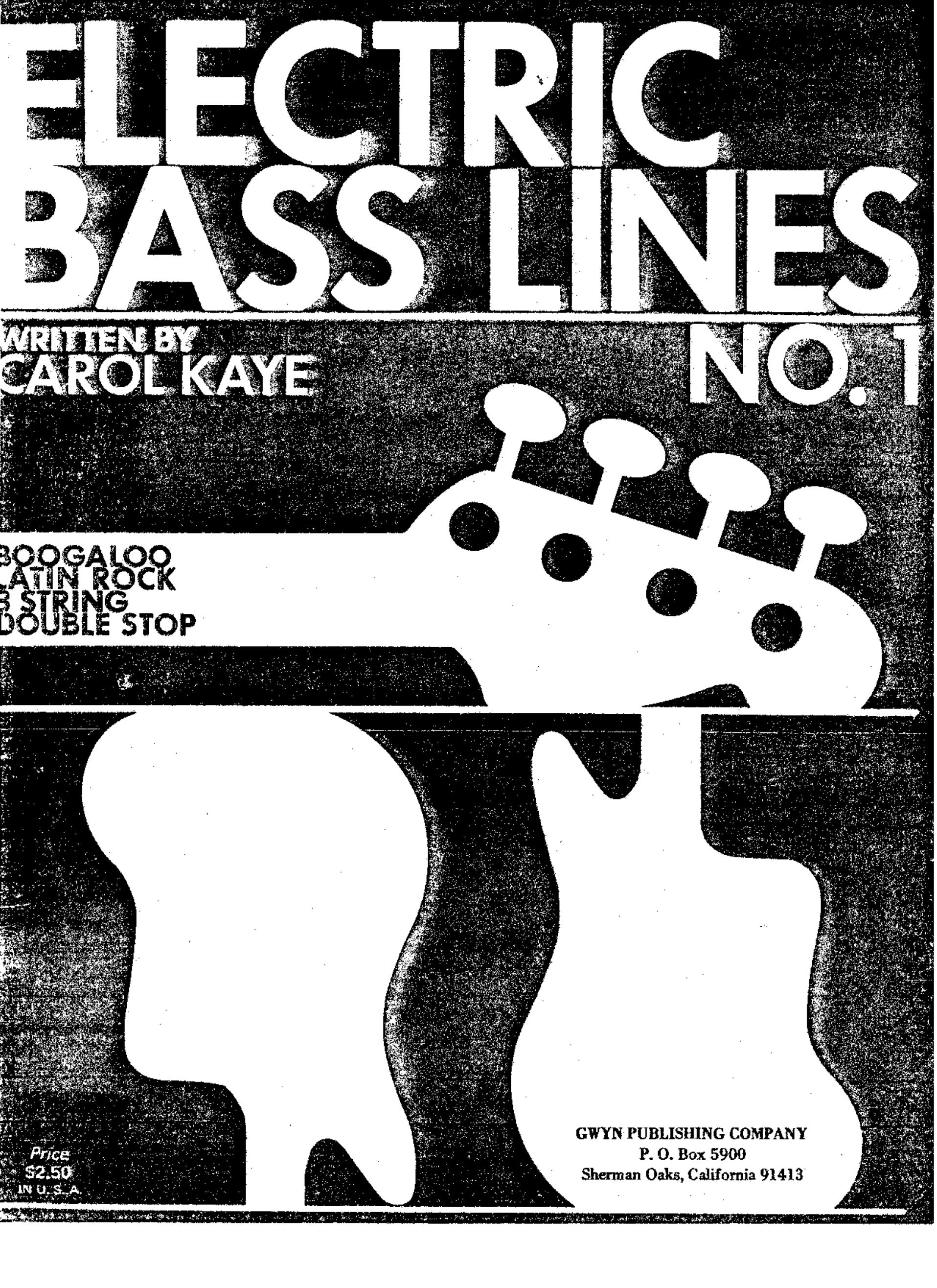 Electric Bass Lines No.1 by Unknown